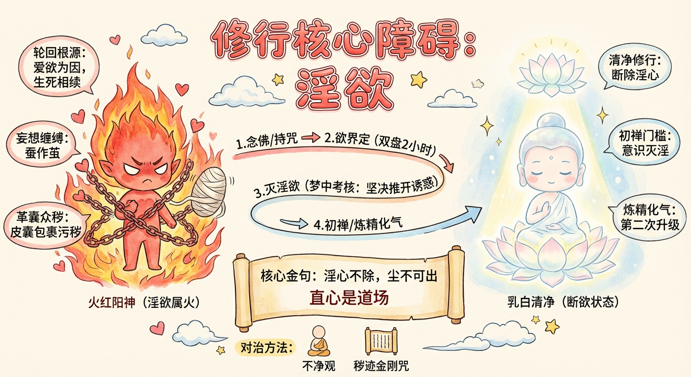 淫慾(三) - 戒行修持圖解